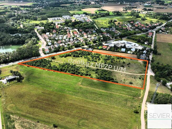 Działka Inwestycyjna 3.9551ha | MPZP U/M | Ciechanów | Krubin