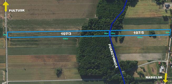Na sprzedaż działka 1.1258 HA | Domosław | Pułtuski
