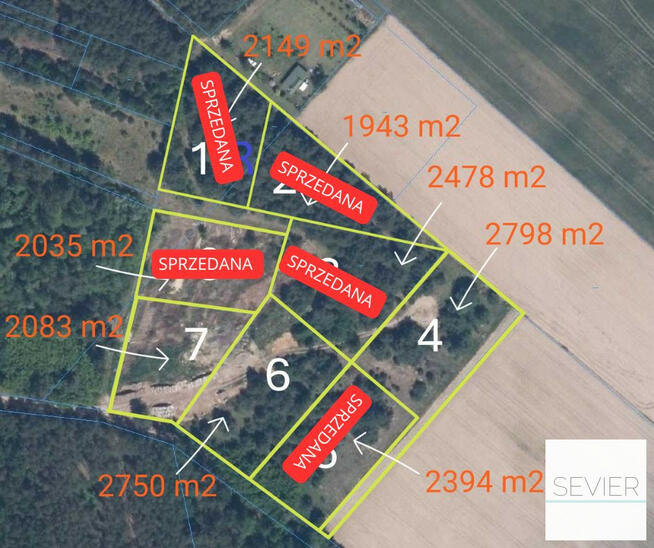 Działki | Budowlane | w Lesie | Krubin -| – Bieńki –