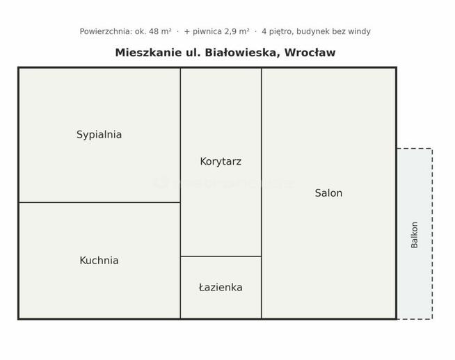 Przytulne 2-pok. w zieleni Popowice ul.Białowieska