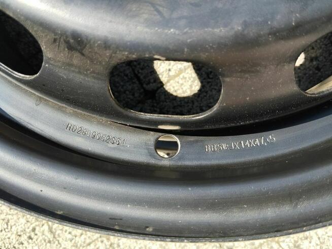 Felga Ford 14 4x108 5,5J ET47,5 Fiesta Focus zapas 63,3mm