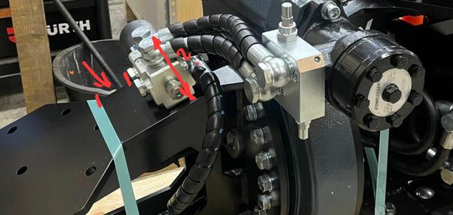 Hydrauliczna Głowica do koparki wycina drzewa krzaki zarośla