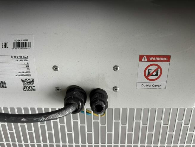 Kurtyna drzwiowa Flowair Slim n-200 zimna 2 metry