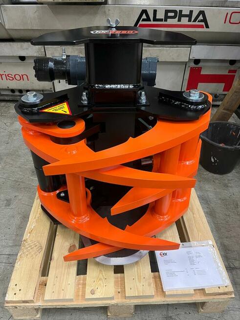 Hydrauliczna Głowica do koparki wycina drzewa krzaki zarośla