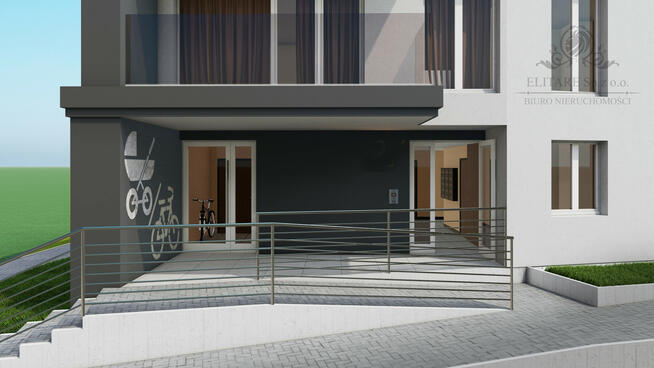 Krzyki/Klecina - Piękne mieszkanie 49,68m2 3pok. z ogordem o pow.100m2