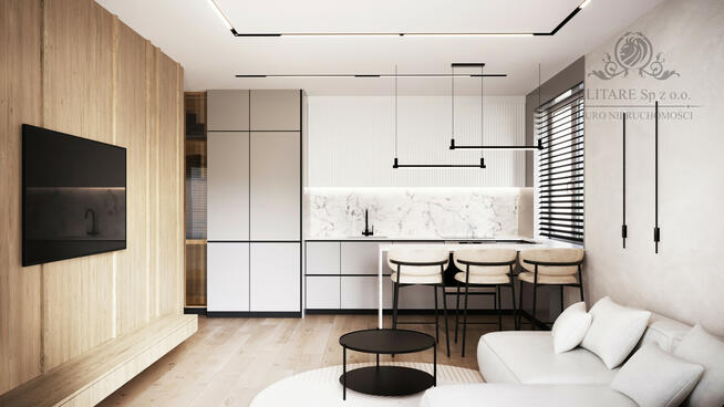 Krzyki/Klecina - Piękne mieszkanie 49,68m2 3pok. z ogordem o pow.100m2