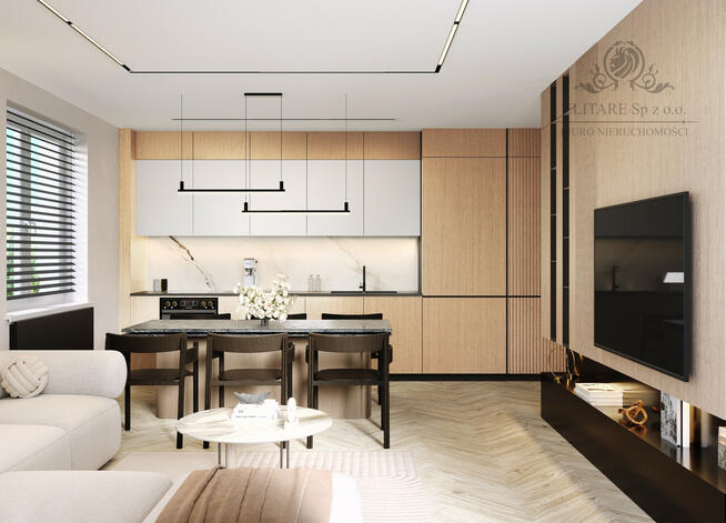 Krzyki/Klecina - Piękne mieszkanie 49,68m2 3pok. z ogordem o pow.100m2