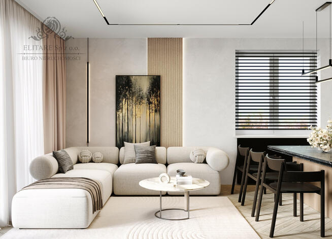 Krzyki/Klecina - Piękne mieszkanie 49,68m2 3pok. z ogordem o pow.100m2