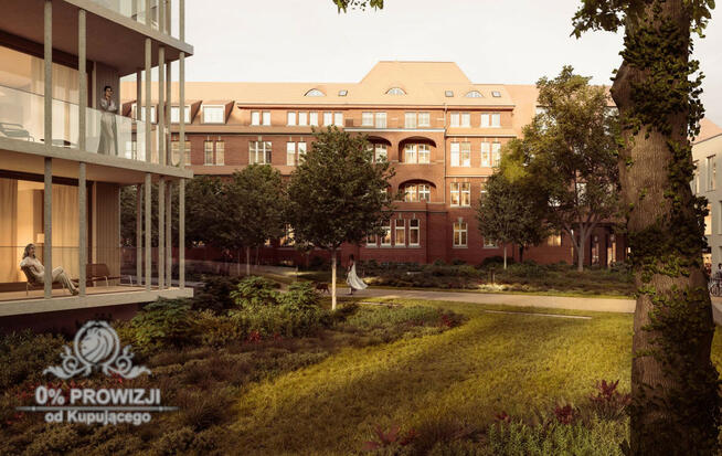 Prestiżowa lokalizacja, Historyczny budynek Apartament 2pok/zielony Borek