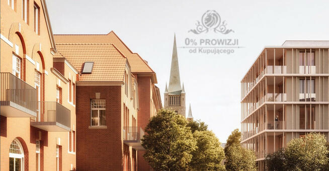Prestiżowa lokalizacja, Historyczny budynek Apartament 2pok/zielony Borek