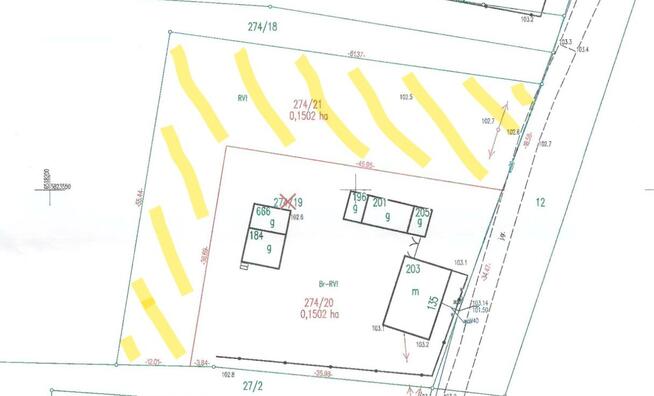 Działka rolna 1502 m² – Jeziora Wielkie