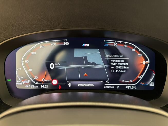 BMW 520 2,0 d(190 KM) xDrive + pakiet sportowy M Salon PL F-Vat