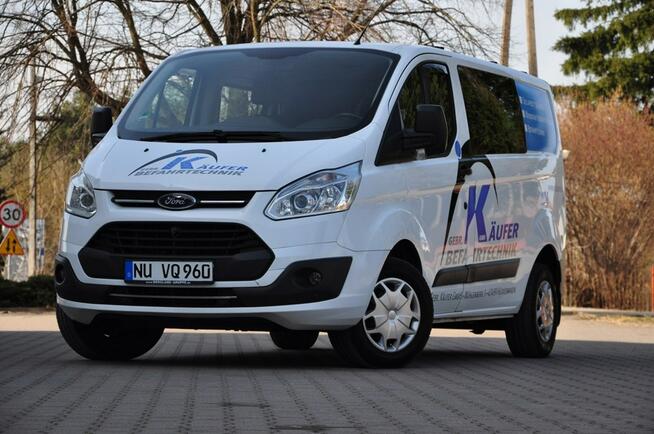 Ford Transit Custom 2,0D 170KM 5 Osobowy PDC Grz.Fotele Klimatyzacja 1Wł. Hak Serwis z DE