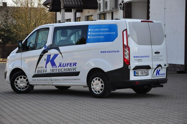 Ford Transit Custom 2,0D 170KM 5 Osobowy PDC Grz.Fotele Klimatyzacja 1Wł. Hak Serwis z DE