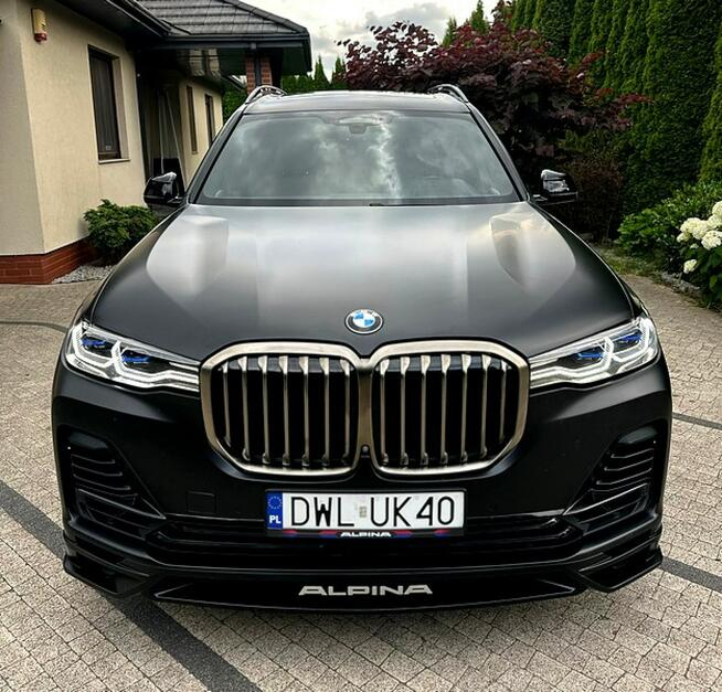 BMW X7 XB7 Alpina 4.4 biturbo 621KM Bardzo Bogata Wersja Czarny Mat