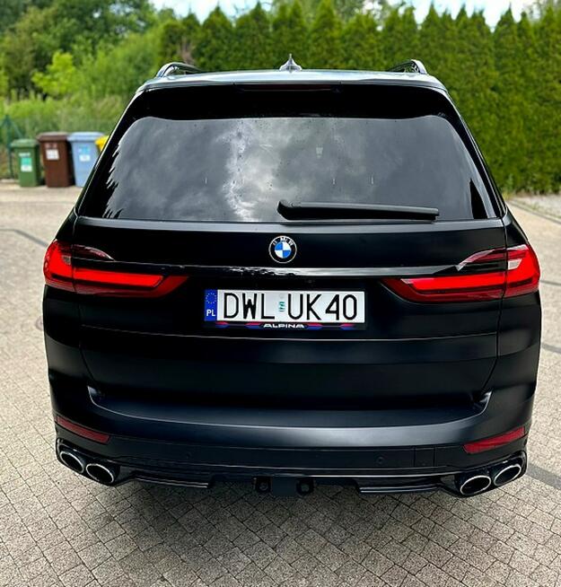 BMW X7 XB7 Alpina 4.4 biturbo 621KM Bardzo Bogata Wersja Czarny Mat