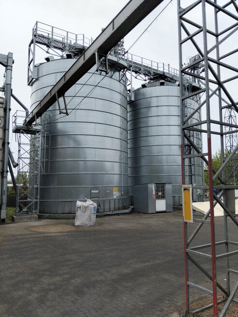 Sprzedam magazyn płaski z suszarnią i BIN 2x500 t