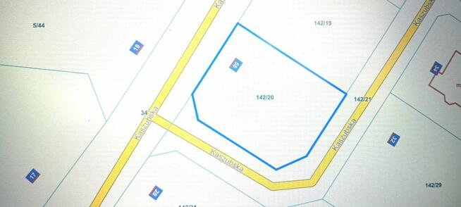 Działka inwestycyjna Zbychowo gm. Wejherowo, Kaszubska