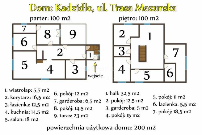 Kadzidło: rodzinny dom z pięknym tarasem