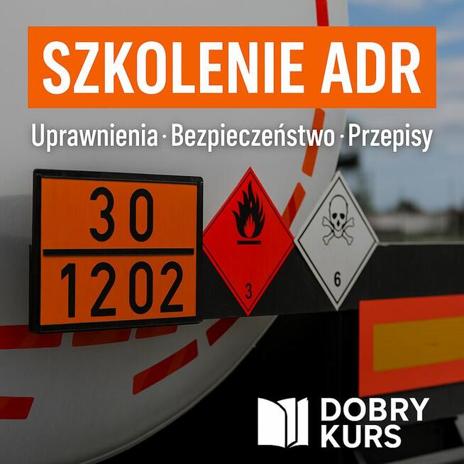 Kurs ADR 21-23.08.2026 lub kurs zintegrowany 26-30.08.2026