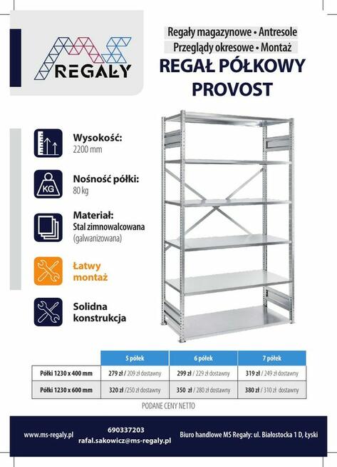 MS Regały