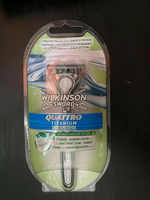 Maszynka do golenia WILKINSON QUATTRO Titanium + wkład