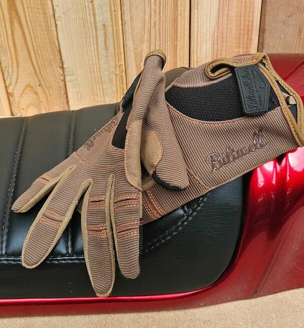 Rękawice Motocyklowe Biltwell Brown Moto Gloves • M