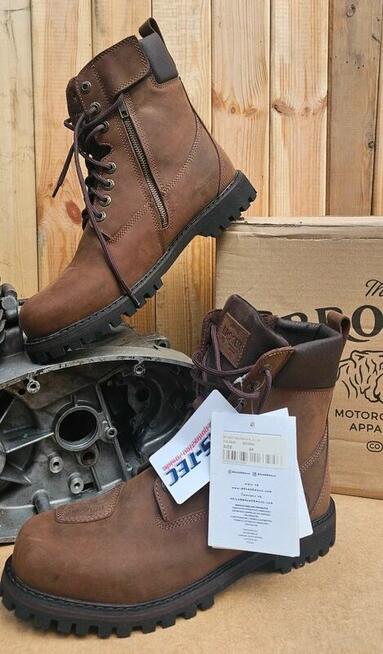 Buty motocyklowe Broger Alaska II Brown • Rozmiar 44 • Nowe