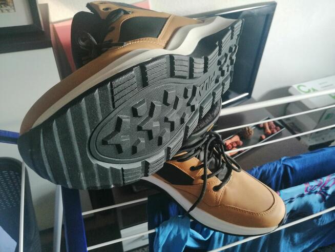 Buty męskie FILA, wysokie, skóra, EU 47. NOWE! - 60%.