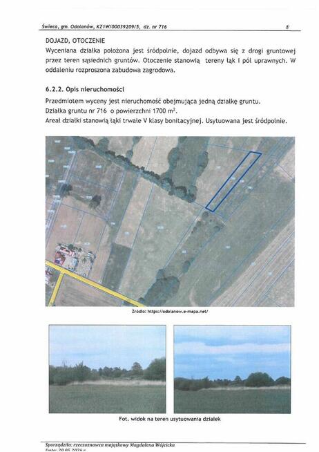 Syndyk sprzeda Nieruchomość rolną w Świecy