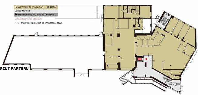 Rybnik Śródmieście 600 m² na wynajem | parter | winda | W3