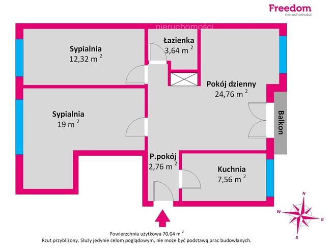 3 pokoje | parter | wejście od ul. Warszawskiej