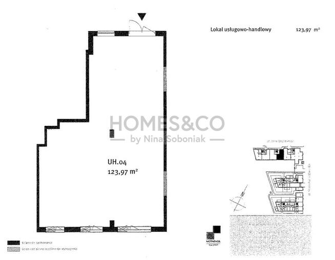 Lokal 124 m² | Witryna | Wola | Jana Kazimierza
