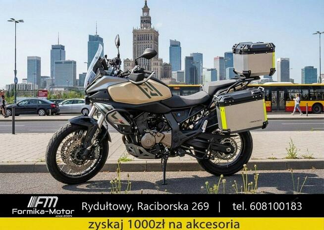QJMOTOR SRT 600SX QJMOTOR SRT600SX ABS 56KM Kufry Dostawa pod dom Raty