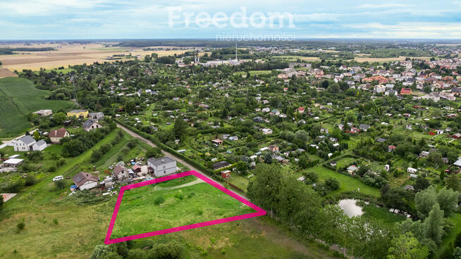 Duża działka budowlana 2823 m2 z MPZP