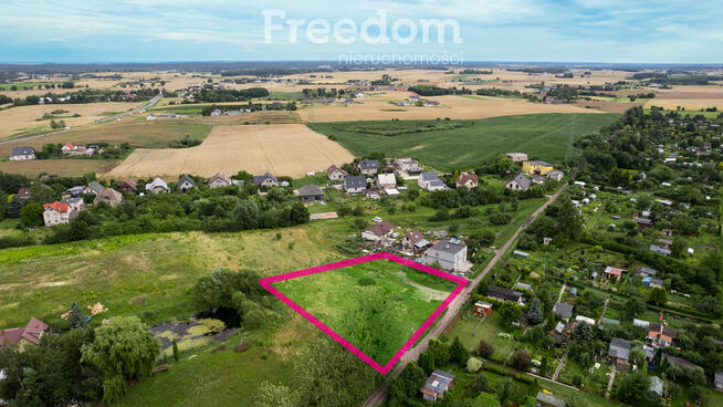 Duża działka budowlana 2823 m2 z MPZP
