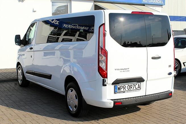 Ford Transit Custom 9-osob. L2 130KM Salon PL FV23% 1WŁ Android/Apple Tempomat Gwarancja