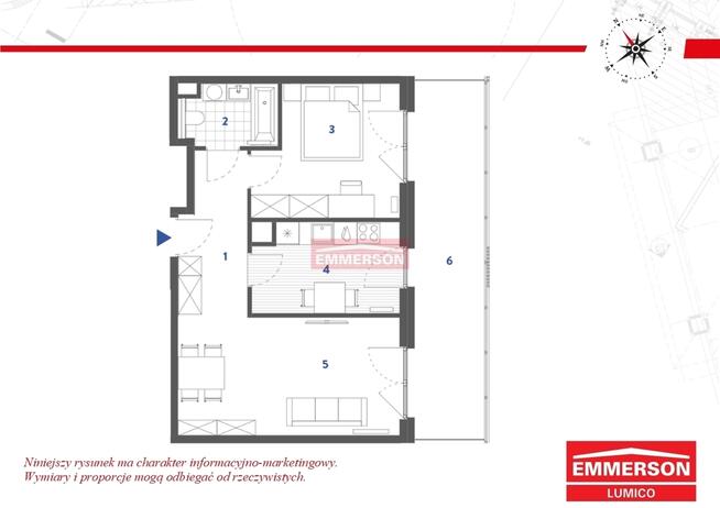 Słoneczne z tarasem 17m2 | Bonarka