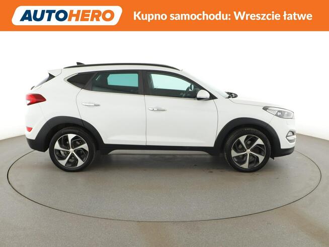 Hyundai Tucson full LED skóra panorama klima auto kamera i czujniki parkowania grzane