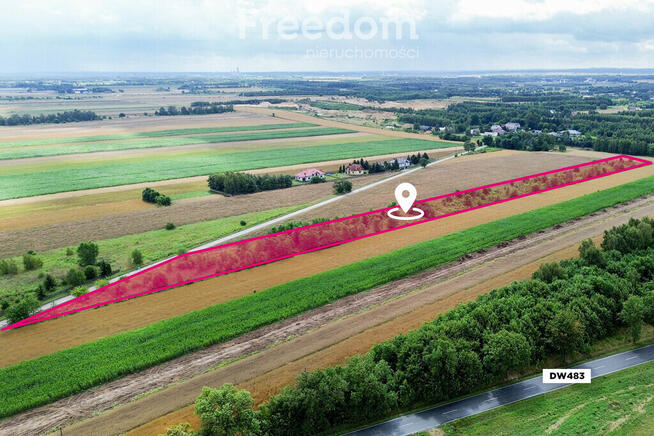 Działka 1,358 ha z opcją podziału | Radostków