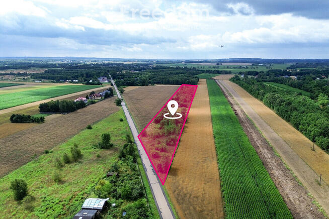 Działka 1,358 ha z opcją podziału | Radostków