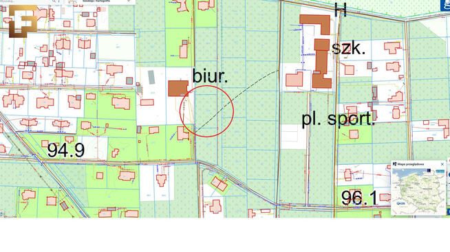 Działka budowlana Warszawa gm. Wawer Wawer, Ezopa