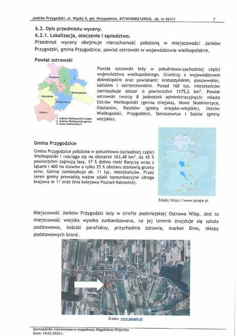 Syndyk sprzeda Nieruchomość gruntową w Jankowie Przygodzkim