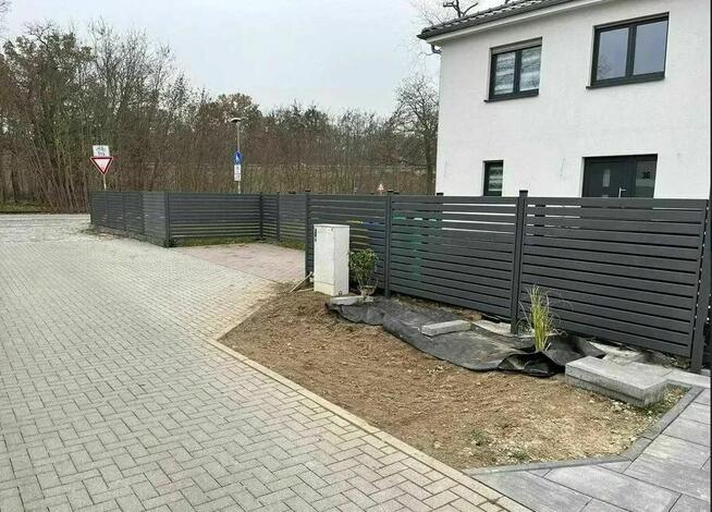 Ogrodzenie frontowe, palisada, ogrodzenie nowoczesne OBIS