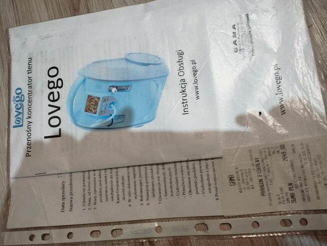Sprzedam przenośny koncentrator tlenu LoveGo