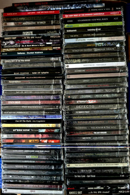 Kolekcja płyt CD Albumy Heavy Metal Hard & Prog Rock 80 płyt
