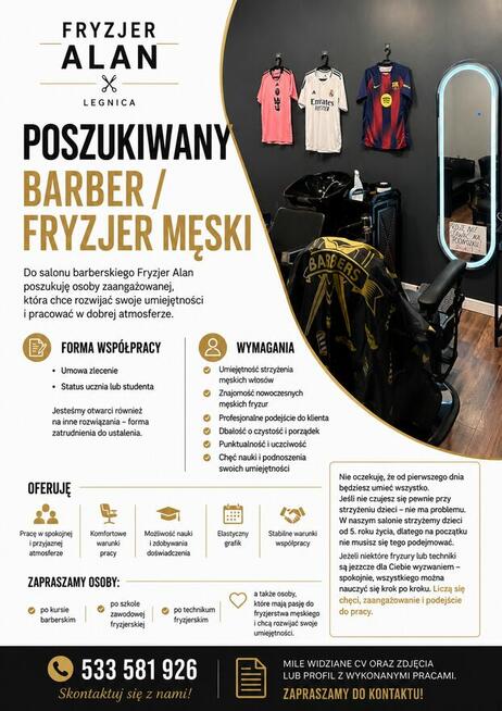 Fryzjer Męski/Barber