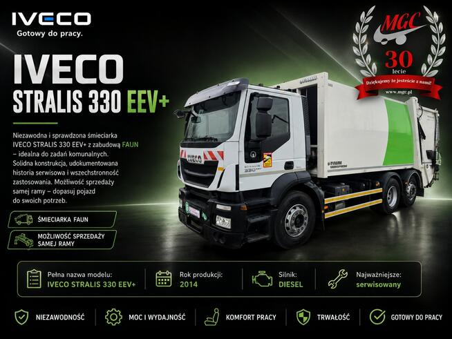 IVECO Stralis 330 EEV+ - FAUN - SERWISOWANY