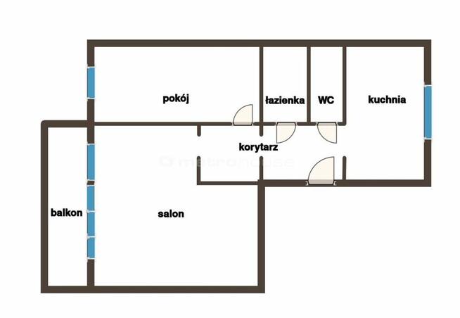 Mieszkanie 2 pokojowe, Parter, Loggia -Tysiąclecia