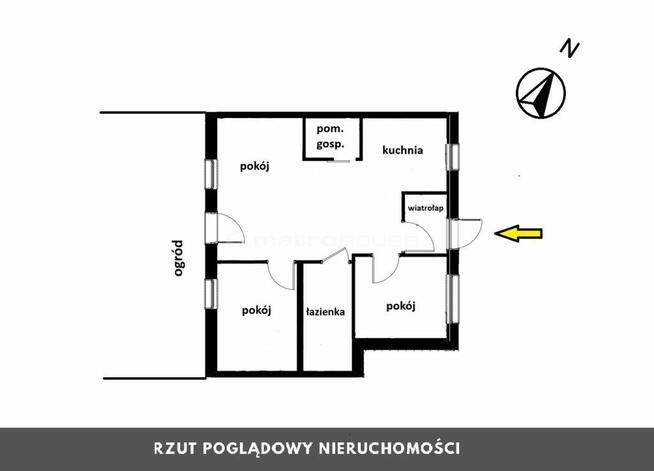 Mieszkanie 3-pokojowe z ogródkiem